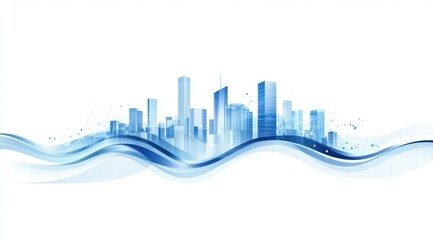 Modern cities and technological waves