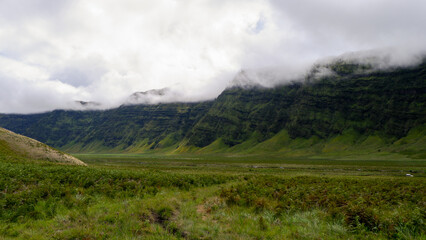 photo of mountains at Mount Bromo tourist attraction
