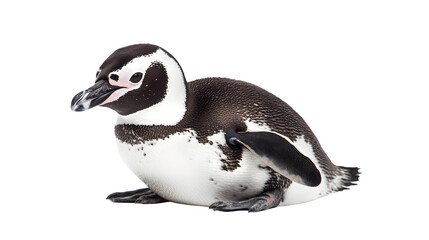 Fototapeta premium Professional Southern Hemisphere Penguin Isolated on Transparent Background for Design Projects
