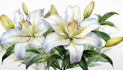Obraz premium bouquet of lilies