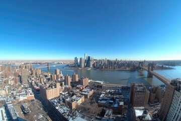 Panoramic New York City Skyline