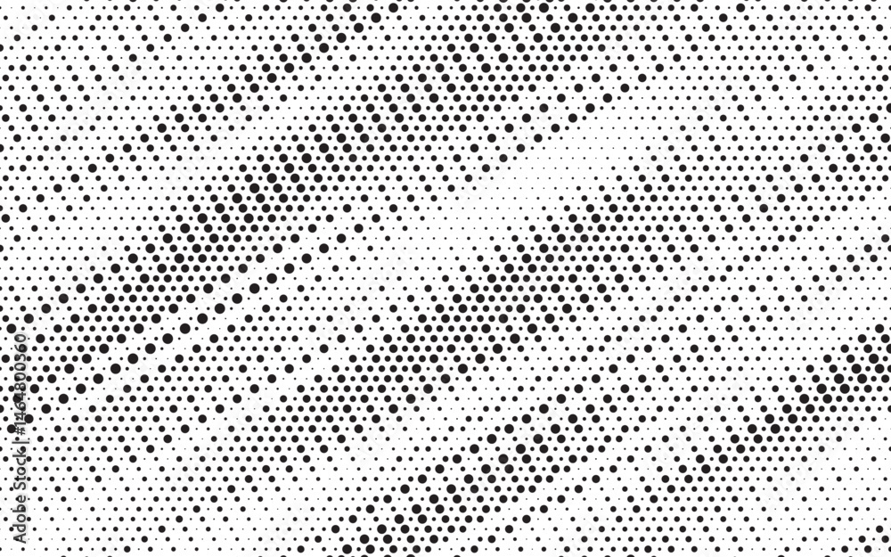 Aufkleber Halftone background vector, abstract backdrop design with two tone pattern and copy space for edit your content