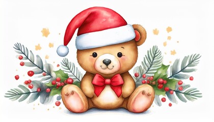 christmas teddy bear