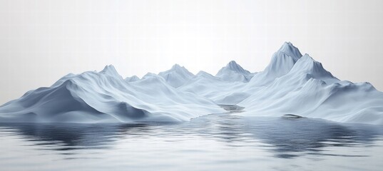 Glacier wonders, quiet polar region