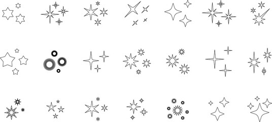 Star icon. Gold Stars or favorite flat icon for apps and websites. Rating Star icon. Star vector collection. Modern simple stars