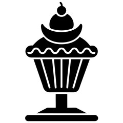 cupcake with cherry