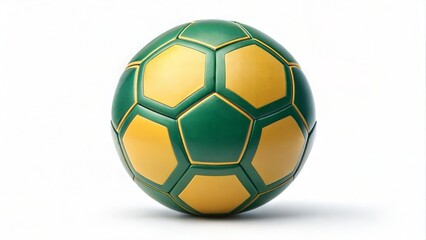 Fototapeta premium Soccer ball isolated on white background with full depth of field