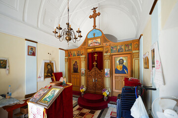 Choir of the church of St John the Baptist in Stari grad Bar (Old Town of Bar), an ancient walled city overlooking the Adriatic Sea in Montenegro
