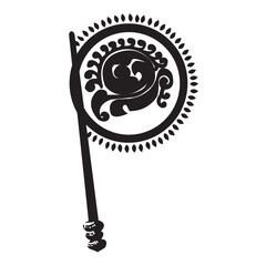 Hand Fan Creative illustration 