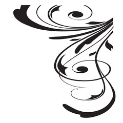 Floral Corner Creative illustration 