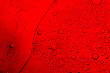 Red macro bubble texture,Macro red bubble texture close-up,red macro bubbles,Backgrounds, Abstract Backgrounds, Soda, Red, Carbonated,Beauty concept background. 