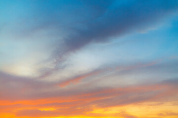 Morning cloud and sky backdrop,Nature beautiful Light Sunset or sunrise sky,Sunset sky for background or sunrise sky and cloud at morning.