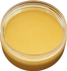 Jar of butter isolated on transparent background