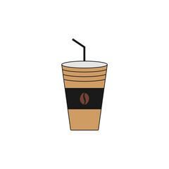 Coffee icon. Vector illustration.