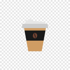 Coffee icon. Vector illustration.