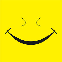 smile icon logo and symbol vector