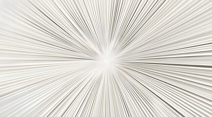 Obraz premium Abstract gray and white background with high-detail radiating lines from the center, creating an optical illusion effect on a soft pastel backdrop — ultra-realistic, clean, and text-free design.