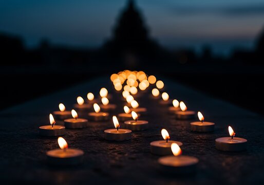Luminous reverence: A pathway of lights during the Vesak celebration