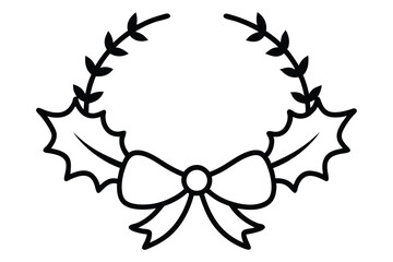vector-linear-festive-garland-black-and-white-outl.eps