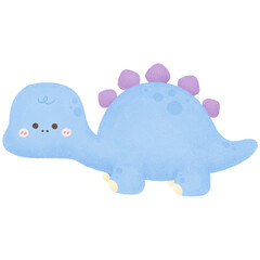 Blue stegosaurus 