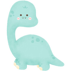 Blue brontosaurus 