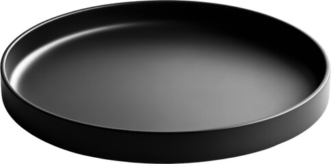 Modern Black Round Dishware