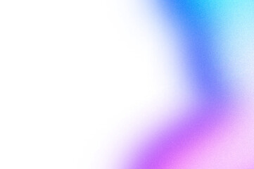 Purple blue color grainy gradient shape transparent background. Abstract color gradient cutout on transparent background. Vibrant grungy, noise texture effect