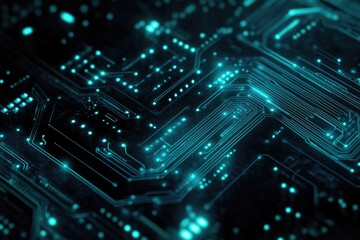 Obraz premium Detailed Circuit Board