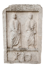 Roman busts and marble sculptures in the Museo Campano, Capua, Italy – 2025.  png