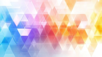 Obraz premium Abstract geometric design with vibrant triangles (3)