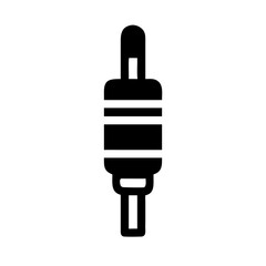 Audio Plug Mono Sound Icon Design