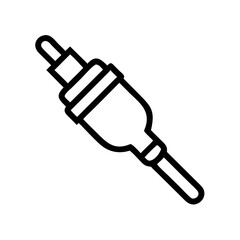 Audio Plug Mono Sound Icon Design