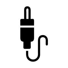 Audio Plug Mono Sound Icon Design