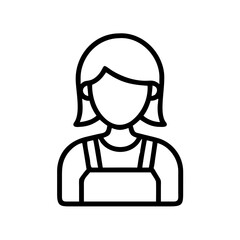 Barista Woman Coffee Avatar Icon Design