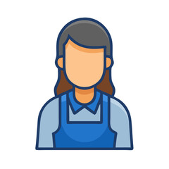Barista Woman Coffee Avatar Icon Design