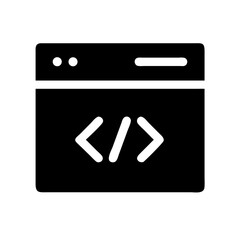 Coding Web Interface Icon Design

