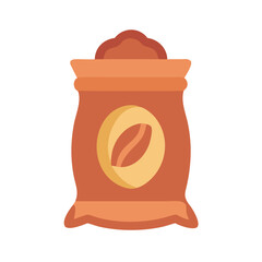 Coffee Bean Sack Icon Design