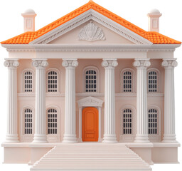 Obraz premium Elegant Classical Architectural Building Design