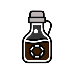 Cold Brew Flask Icon Design