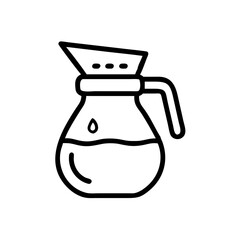 Drip Coffee Pot Icon Design