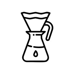Drip Coffee Pot Icon Design