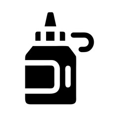 Glue Bottle Dispenser Icon Design