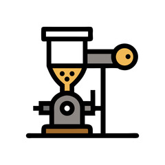 Industrial Coffee Brewer Icon Design

