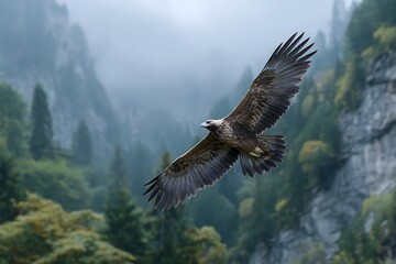 Obraz premium An eagle in the sky