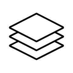 Paper Sheets Stack Icon Design