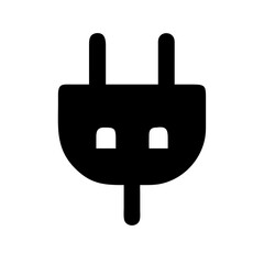 Power Plug Prongs Icon Design