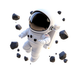 Cute Astronaut in Space