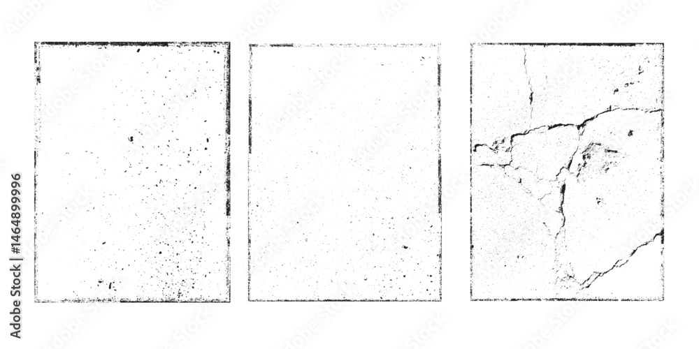 Aufkleber grunge urban backgrounds set.texture vector.dust overlay distress grain ,simply place illustration o