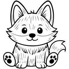 Cute Fox Mascot Character Playful Animal Illustration in Vector Style
