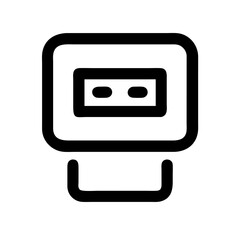 Obraz premium USB Port Closeup Icon Design